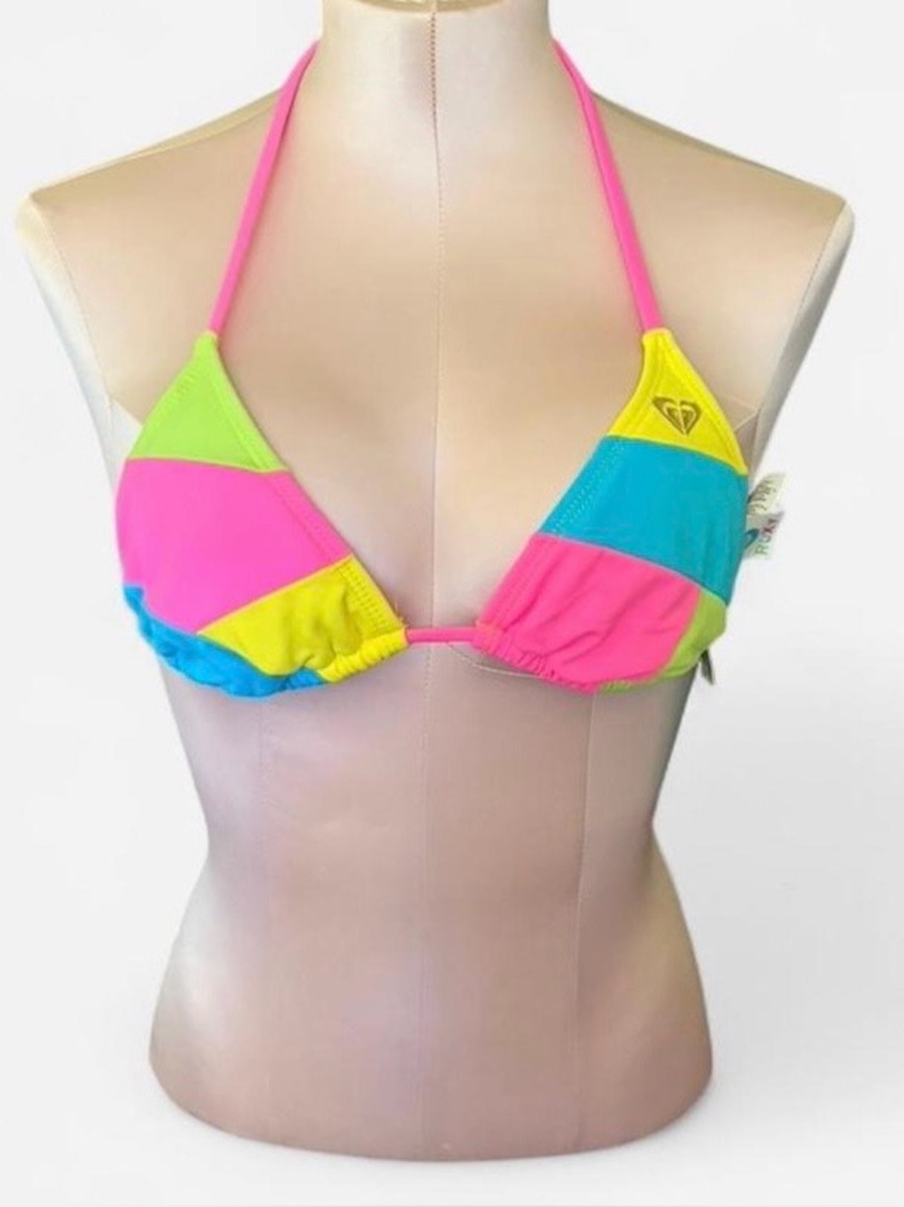 Roxy bikini top sz med nwt